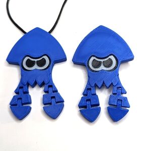 Splatoon Necklace and Pin Set